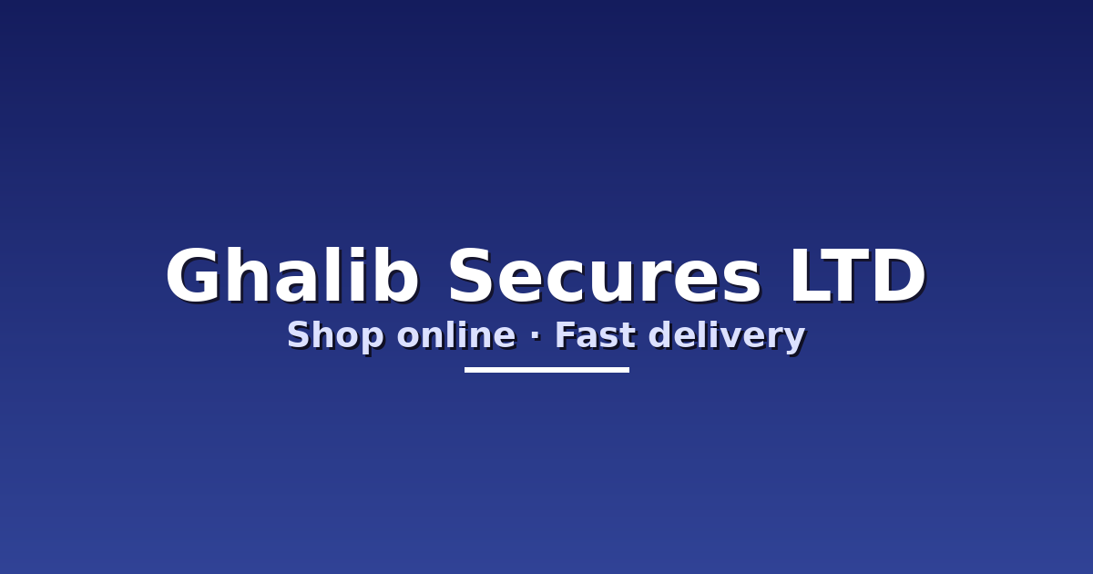 Ghalib Secures LTD landing preview